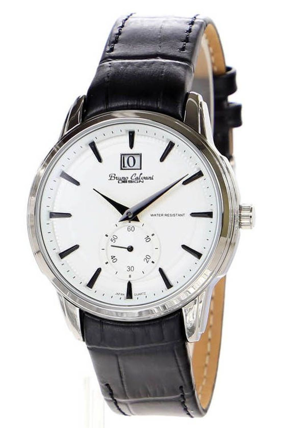 Zegarek męski na pasku Bruno Calvani z datownikiem BC887 WHITE.jpg